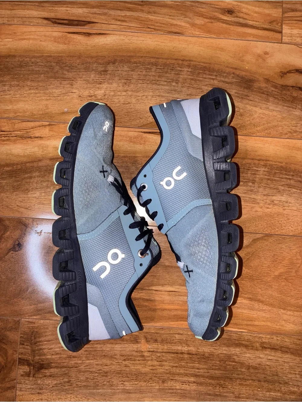 On Cloud X Women’s Athletic Running Sneaker Shoes, blue- size 8.5